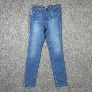 Madewell 10” Roadstripper Frayed Hem Jeans Size 28